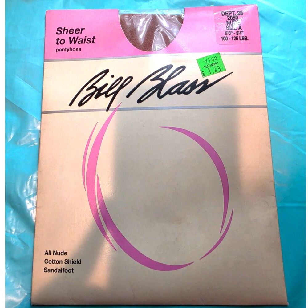 Vintage Bill Blass Sheer Pantyhose Nude Size A